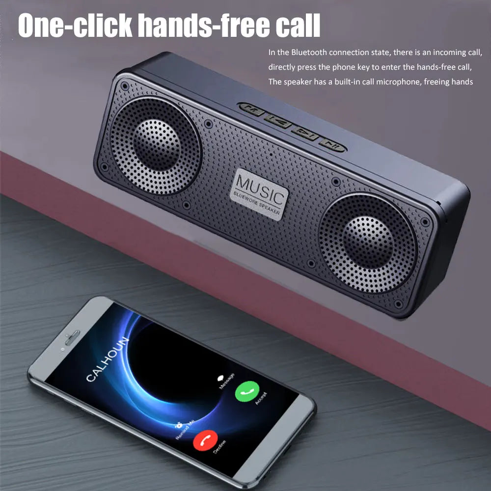 Altavoz inteligente inalámbrico S18 con Bluetooth, altavoz creativo para teléfono móvil, audio para ordenador, subwoofer para exteriores, radio práctica