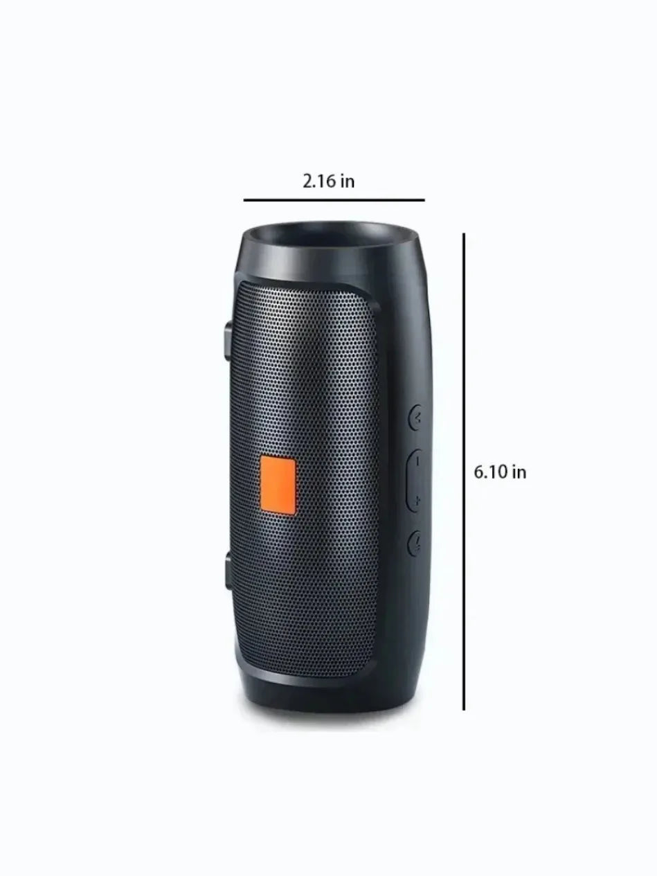 Altavoz Bluetooth Dushoo con transmisión de voz FM, subwoofer portátil, altavoz inalámbrico, altavoz dual estéreo para exteriores, reproducción TFUSB