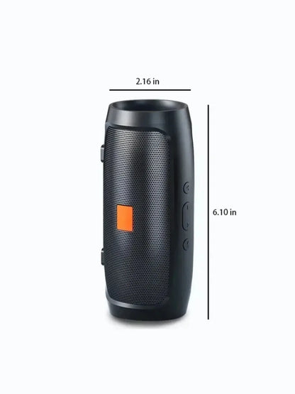 Altavoz Bluetooth Dushoo con transmisión de voz FM, subwoofer portátil, altavoz inalámbrico, altavoz dual estéreo para exteriores, reproducción TFUSB