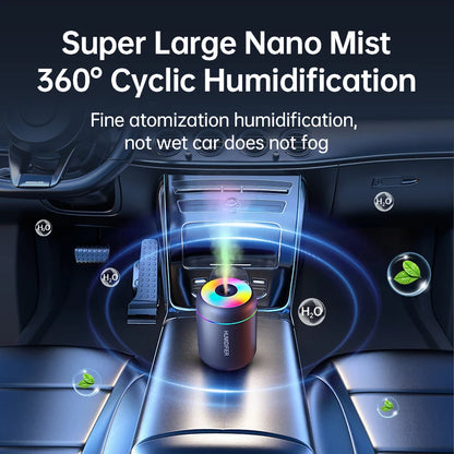 Mini humidificador USB de 180 ml con difusor de aromas y luces LED