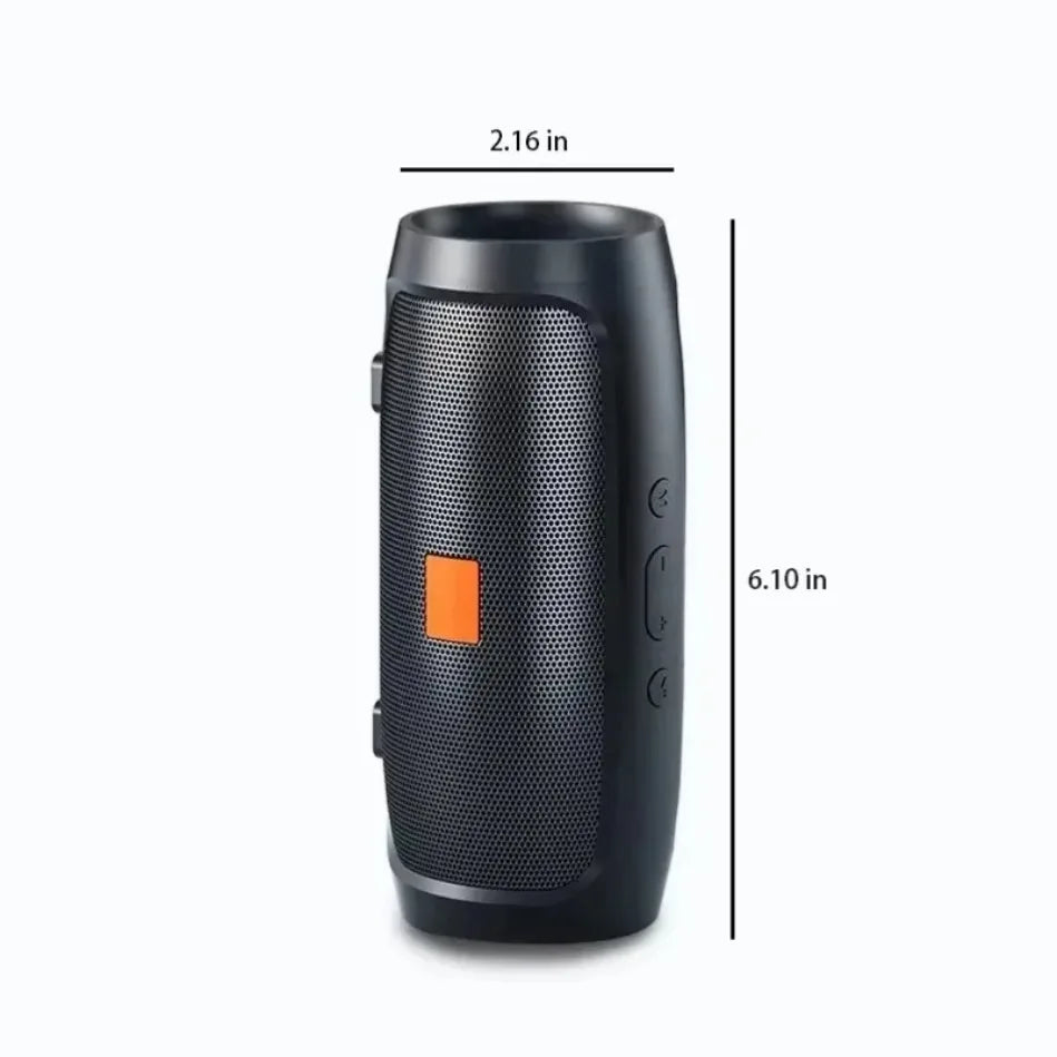 Altavoz Bluetooth Dushoo con transmisión de voz FM, subwoofer portátil, altavoz inalámbrico, altavoz dual estéreo para exteriores, reproducción TFUSB