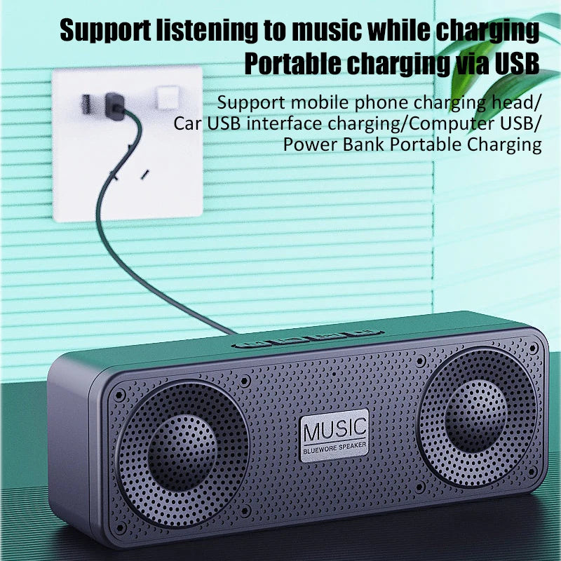 Altavoz inteligente inalámbrico S18 con Bluetooth, altavoz creativo para teléfono móvil, audio para ordenador, subwoofer para exteriores, radio práctica