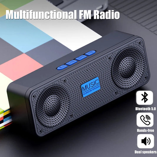 Altavoz inteligente inalámbrico S18 con Bluetooth, altavoz creativo para teléfono móvil, audio para ordenador, subwoofer para exteriores, radio práctica