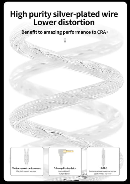 CCA-CRA+: auriculares intrauditivos HiFi con sonido profesional