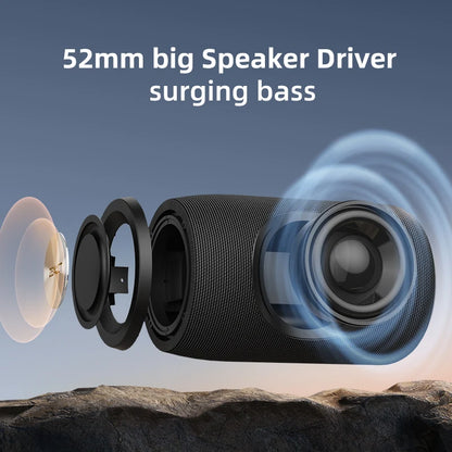ZEALOT-S32 Mini altavoz portátil Bluetooth HIFI Subwoofer Altavoz inalámbrico con columna de radio FM Compatible con TF, TWS, USB