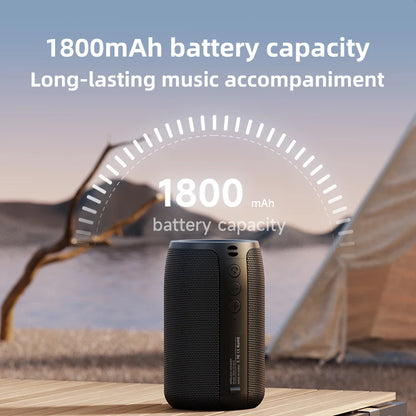 ZEALOT-S32 Mini altavoz portátil Bluetooth HIFI Subwoofer Altavoz inalámbrico con columna de radio FM Compatible con TF, TWS, USB