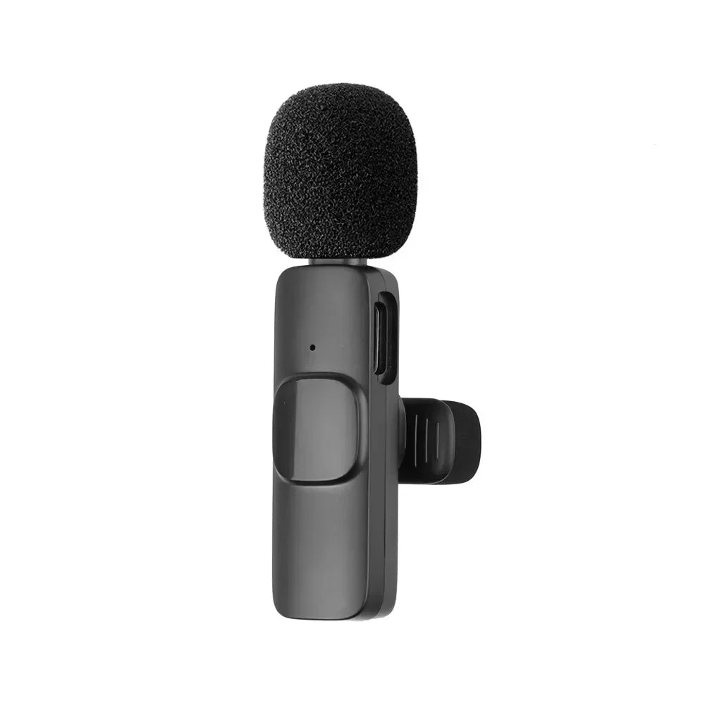 Micrófono inalámbrico de solapa para transmisión en vivo/YouTube/TikTok/Facebook con reducción de ruido para iPhone/Android