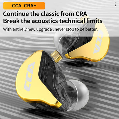 CCA-CRA+: auriculares intrauditivos HiFi con sonido profesional