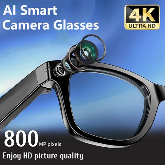 Gafas fotocromáticas inteligentes 4K con IA, cámara multifunción, Bluetooth, llamadas, asistente de voz, reproductor de música, traductor, gafas para Xiaomi
