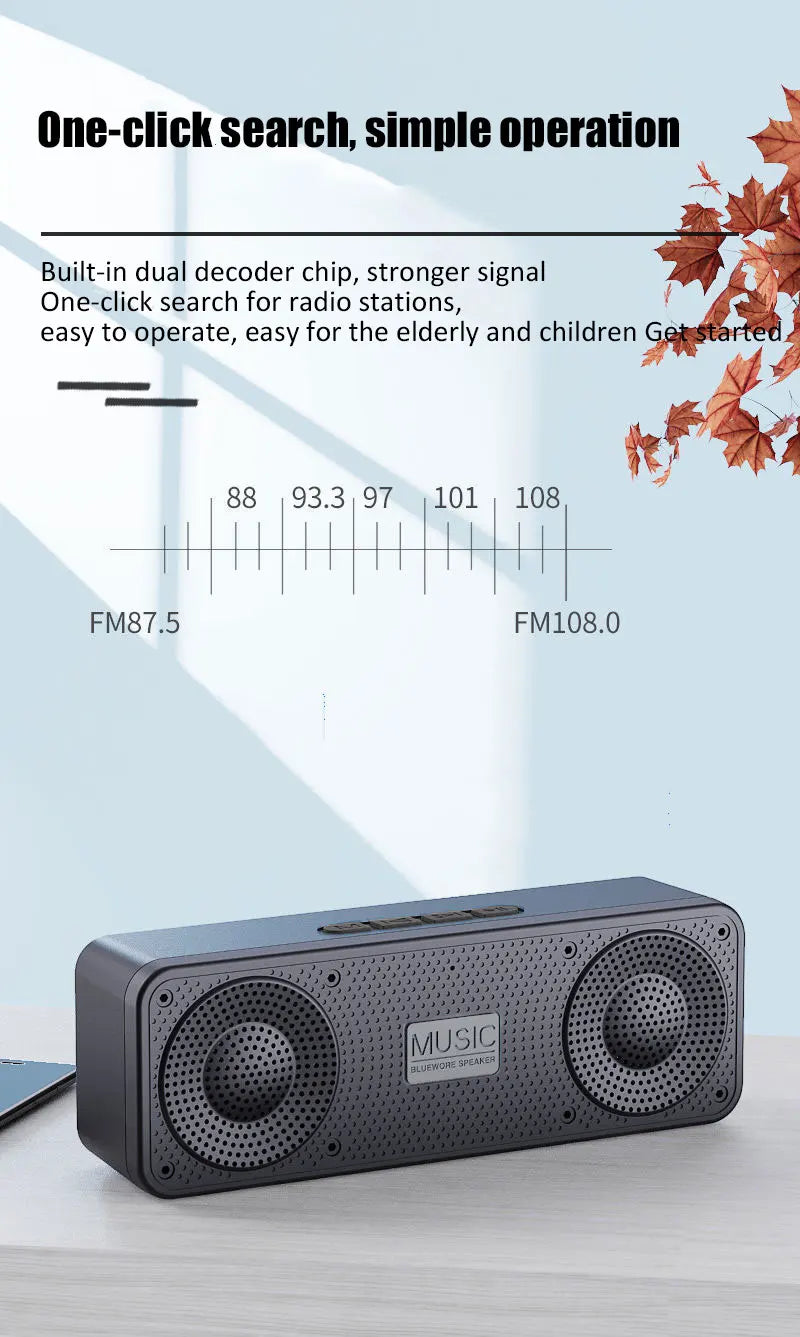 Altavoz inteligente inalámbrico S18 con Bluetooth, altavoz creativo para teléfono móvil, audio para ordenador, subwoofer para exteriores, radio práctica