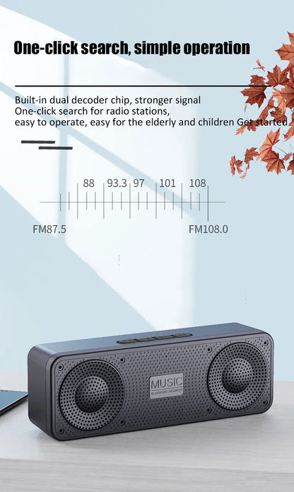 Altavoz inteligente inalámbrico S18 con Bluetooth, altavoz creativo para teléfono móvil, audio para ordenador, subwoofer para exteriores, radio práctica